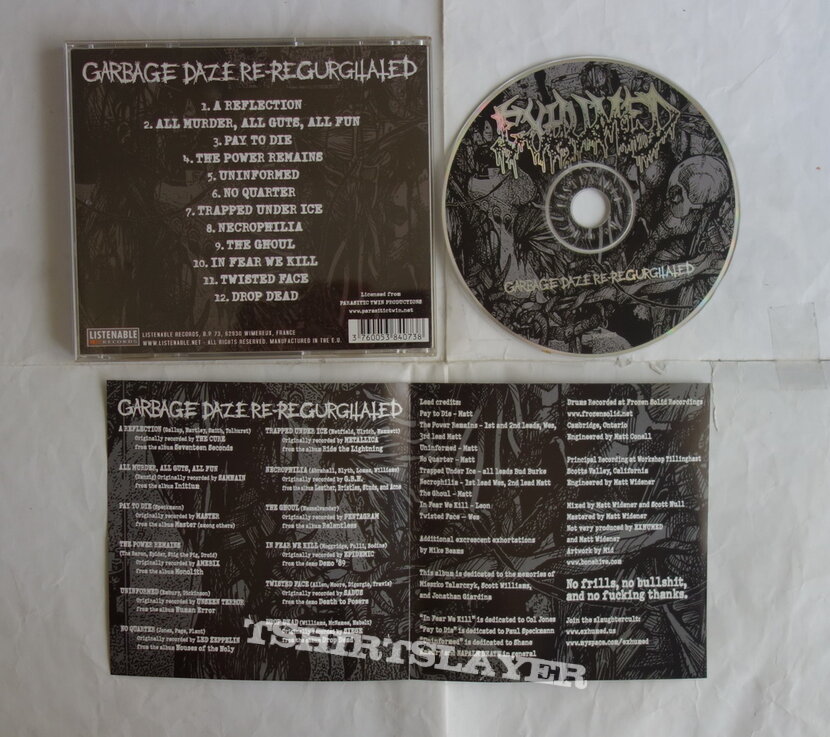 Exhumed - Garbage Daze Re-Regurgitated - CD