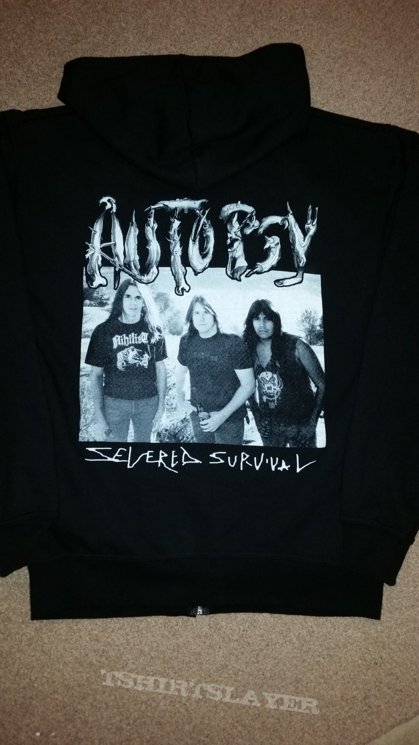 Autopsy - severed survival hooded top