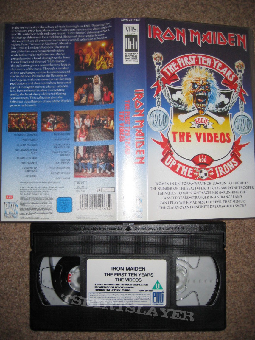 Other Collectable - iron maiden -the first ten years, video/vhs