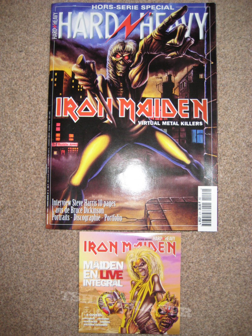Iron maiden hard n heavy mag with c.d | TShirtSlayer TShirt and ...