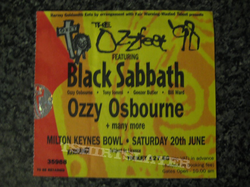 TShirt or Longsleeve - Ozzy osbourne - Ozzfest 98 line up shirt