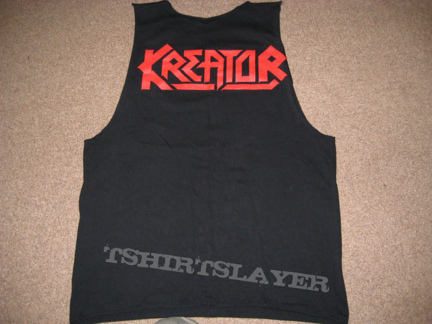 TShirt or Longsleeve - Kreator - pleasure to kill cut-off shirt