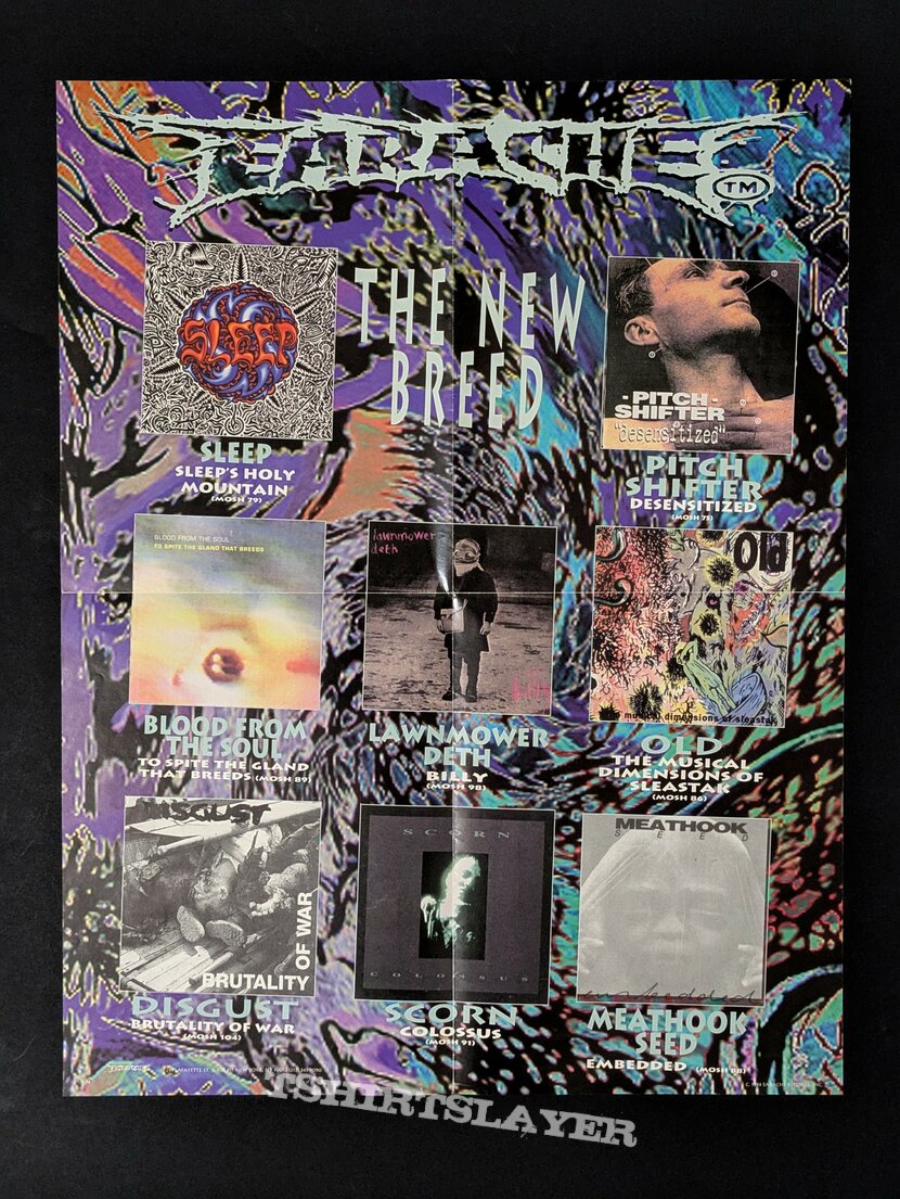 Sleep Earache promo poster Sleep Earache promo poster