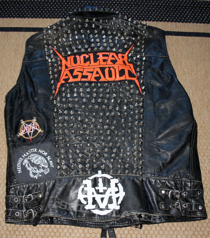 Battle Jacket - leather spike vest