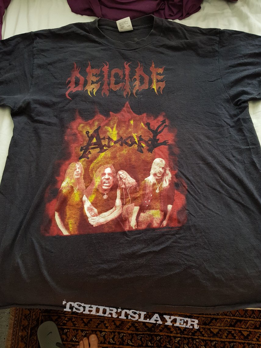 Deicide Amon 1993 OG shirt blue grape