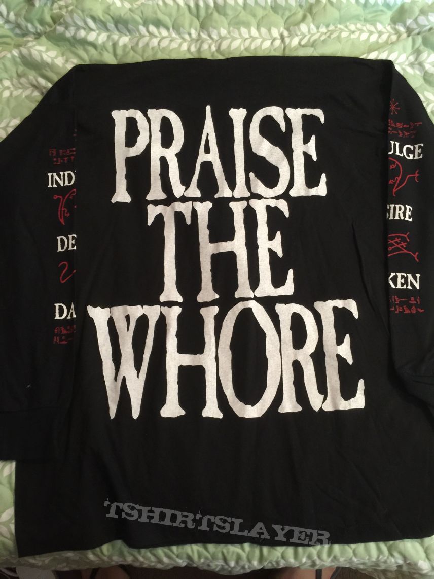 Cradle Of Filth COF super rare Praise the whore longsleeve 