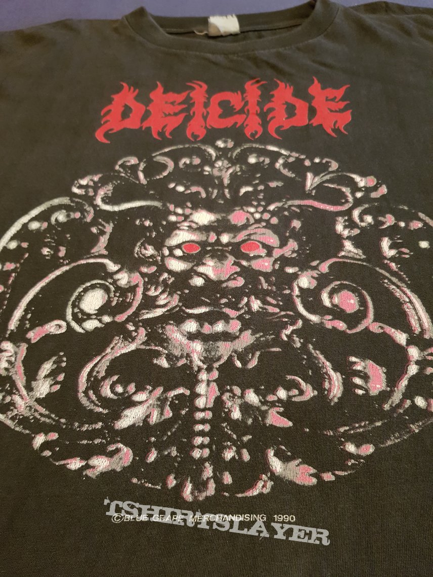 Deicide 1990 Sacrificial Tour shirt