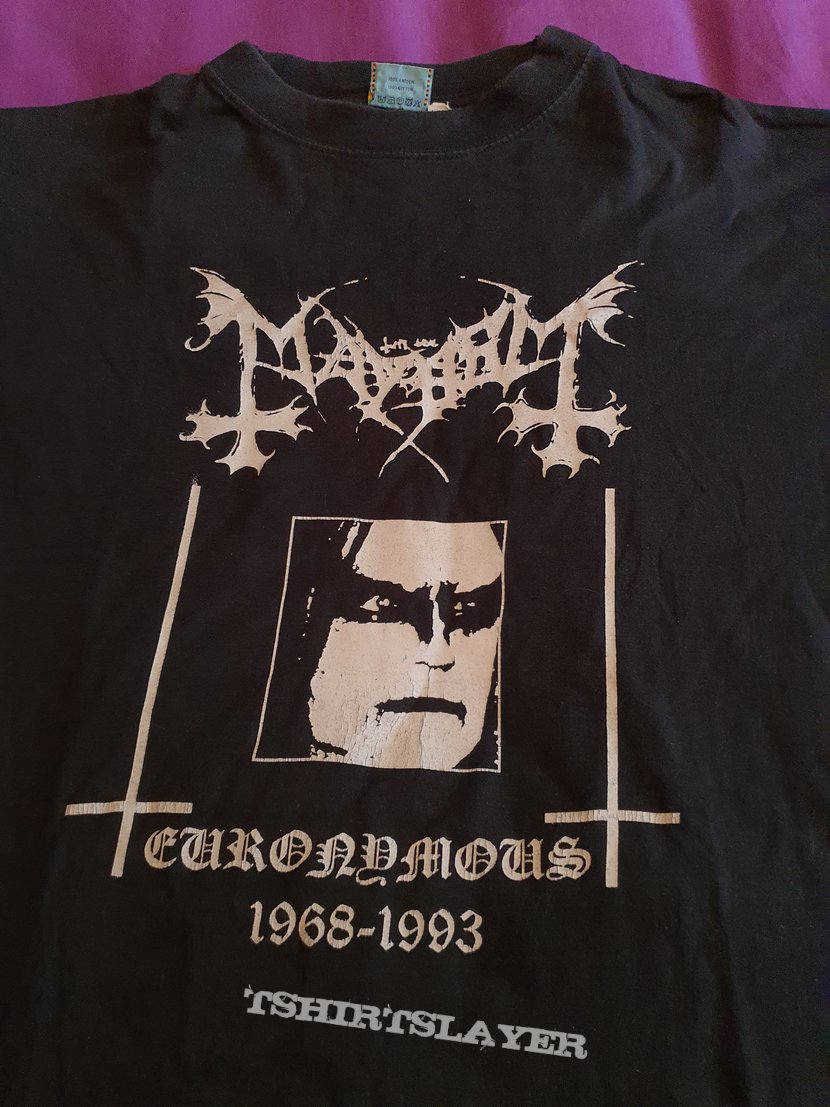 Mayhem &quot;Pure Fucking Armageddon &quot; 1995 shirt