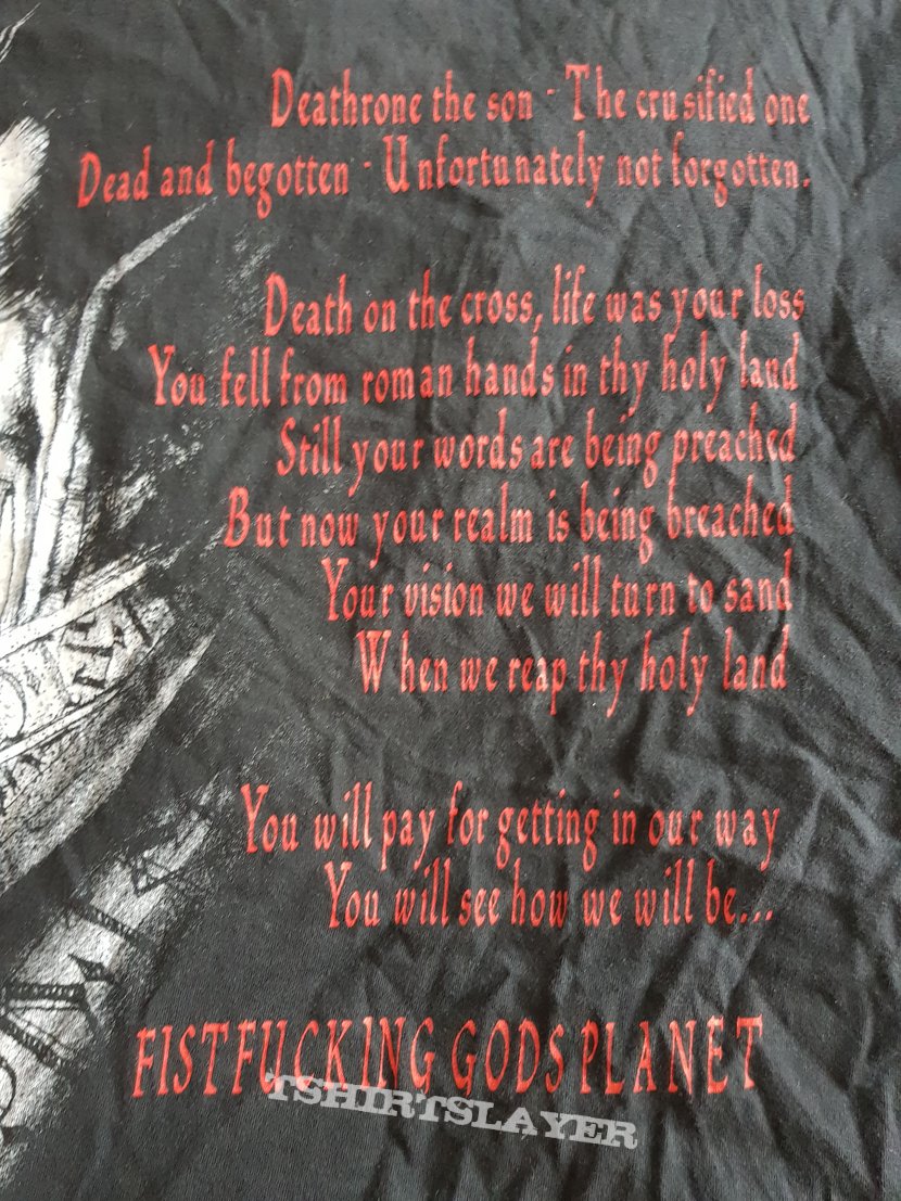 Marduk &quot;Fistfucking God&#039;s planet&quot; 1999 osmose shirt