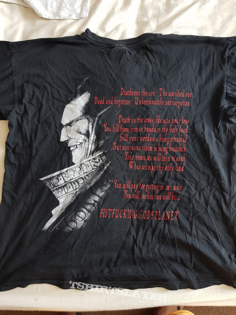Marduk &quot;Fistfucking God&#039;s planet&quot; 1999 osmose shirt