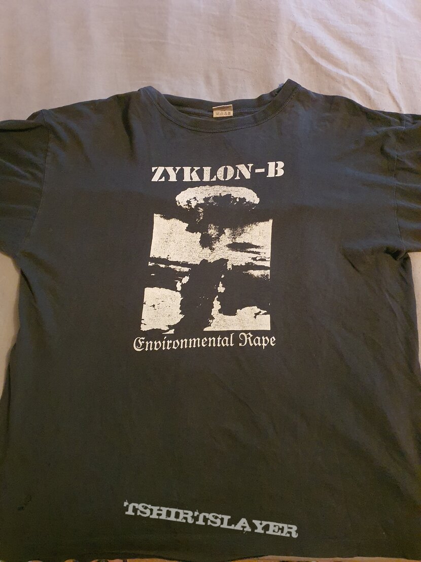 Zyklon-B &quot; Environmental Rape &quot; 1995 shirt