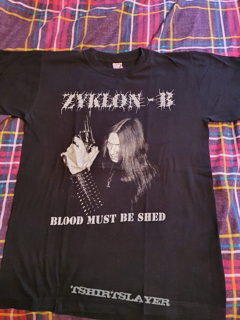 Zyklon-B &quot;Blood must be Shed&quot; 1995 shirt
