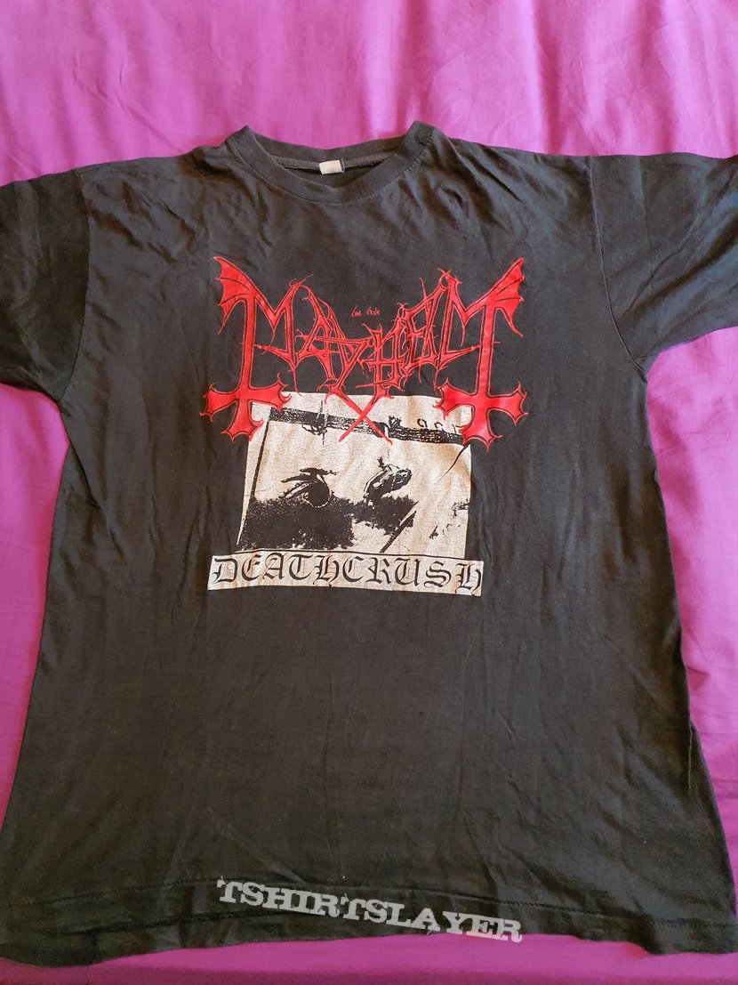 Mayhem " Deathcrush " 1992 shirt | TShirtSlayer TShirt and BattleJacket  Gallery