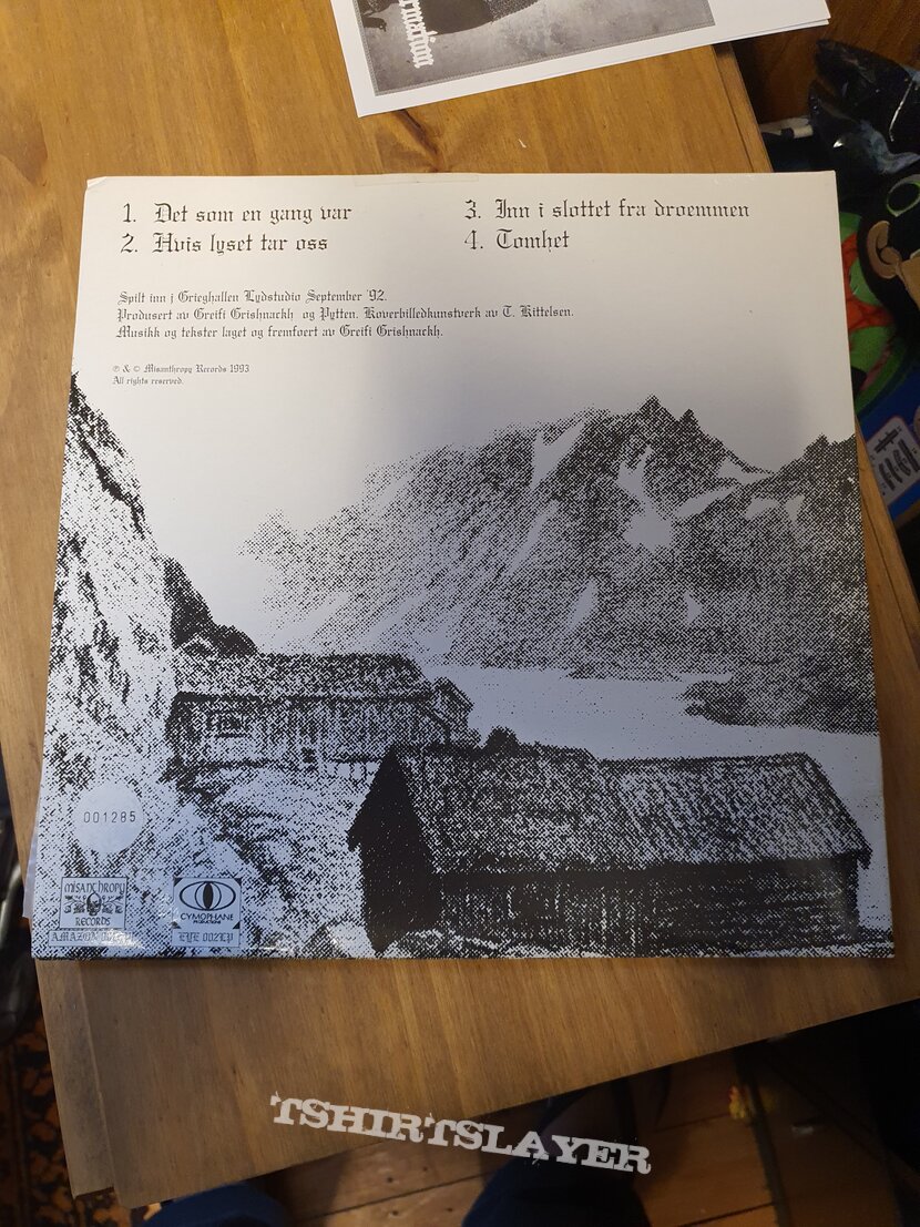 Burzum &quot;Hvis Lyset Tar Oss&quot; 1994 Vinyl