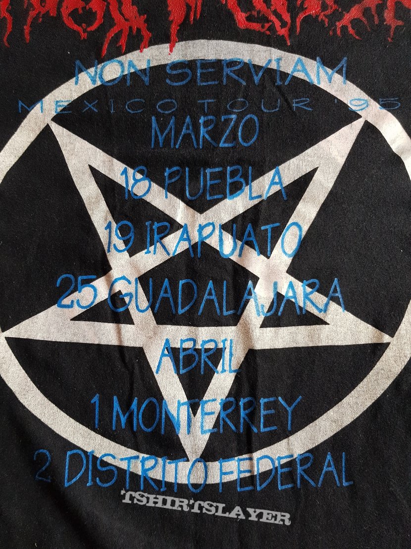 Rotting Christ original 1995 Mexico tour shirt