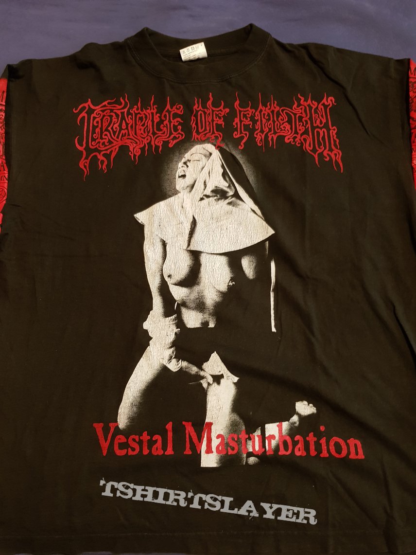 Cradle of filth Vestal masturbation ,jesus is a ... longsleeve 