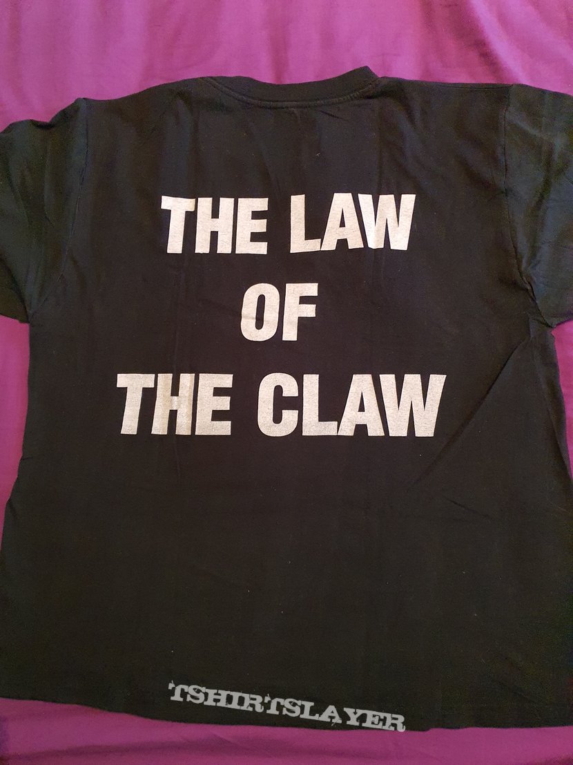 Zyklon-B &quot;Law of the Claw&quot; 1995 shirt