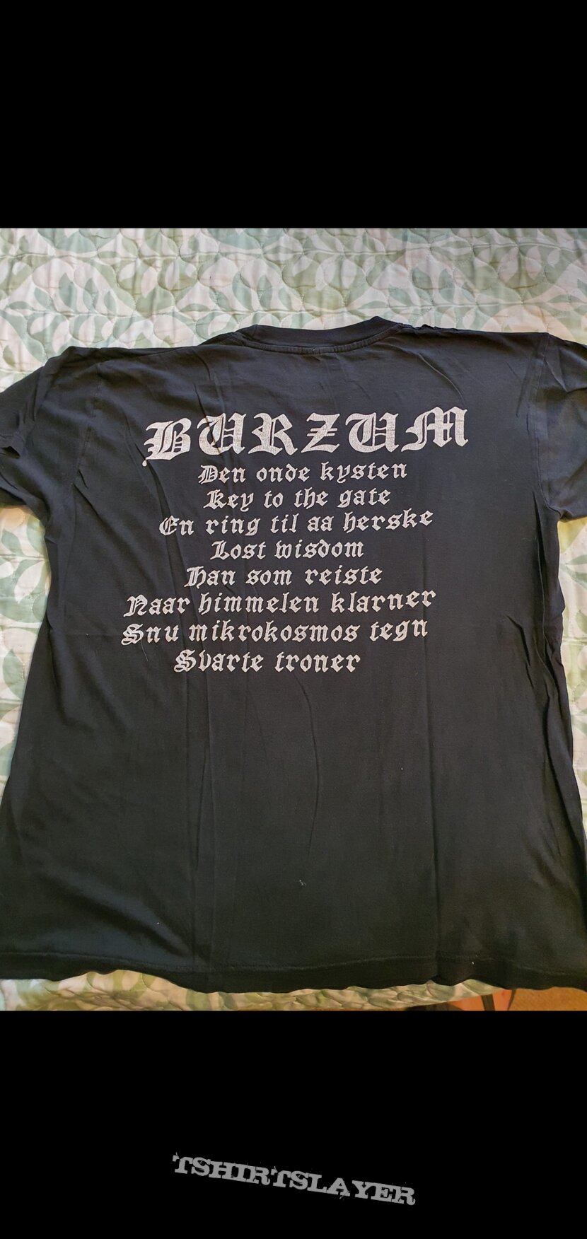 Burzum &quot;Det Som Engang Var&quot; 1995 Shirt