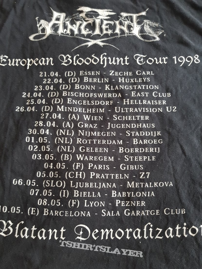 Ancient &quot; European tour 1998&quot; longsleeve 