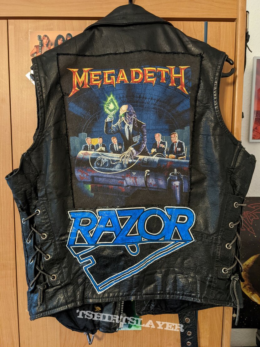 Megadeth Leather vest