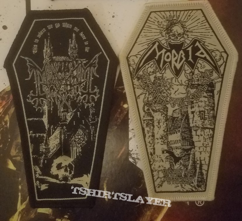 Dead Mayhem & Morbid Coffin Patch  TShirtSlayer TShirt and BattleJacket  Gallery