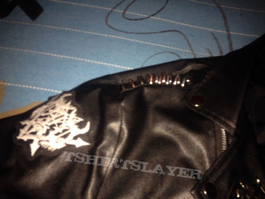 OLD Black/Speed Metal Leather Jacket