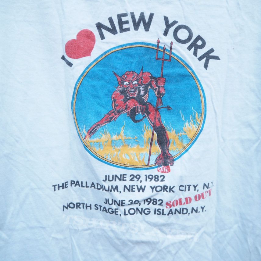 Iron maiden The Beast in New York 1982 | TShirtSlayer TShirt and ...