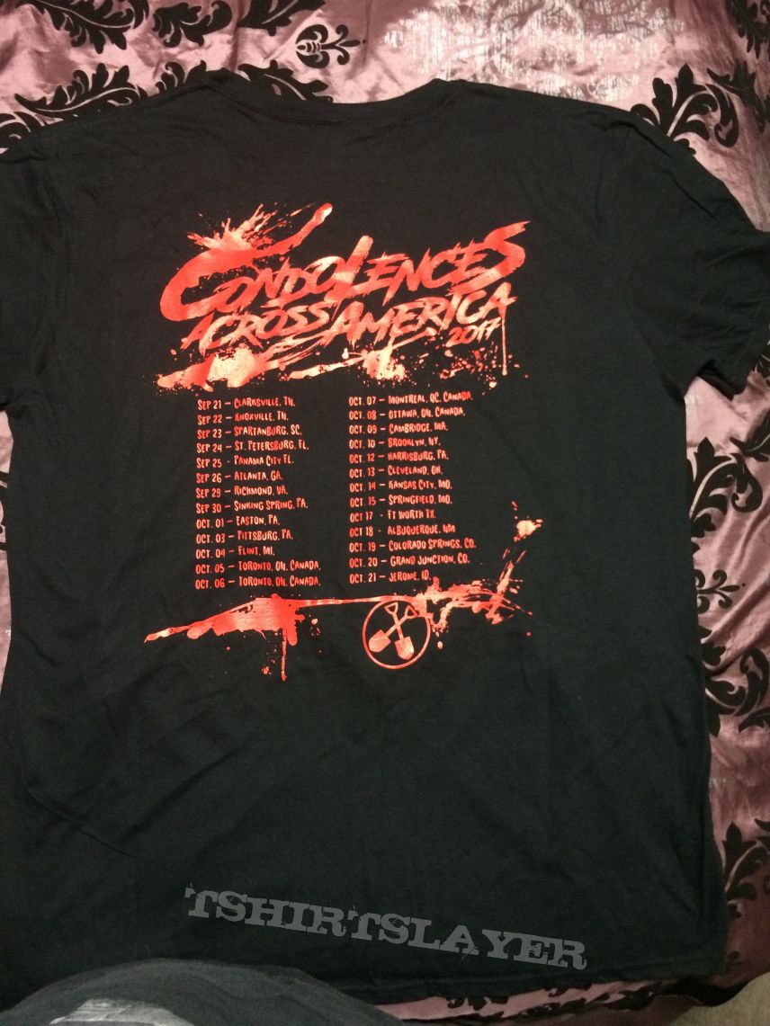 Wednesday 13 - Condolences Across America Tour Shirt