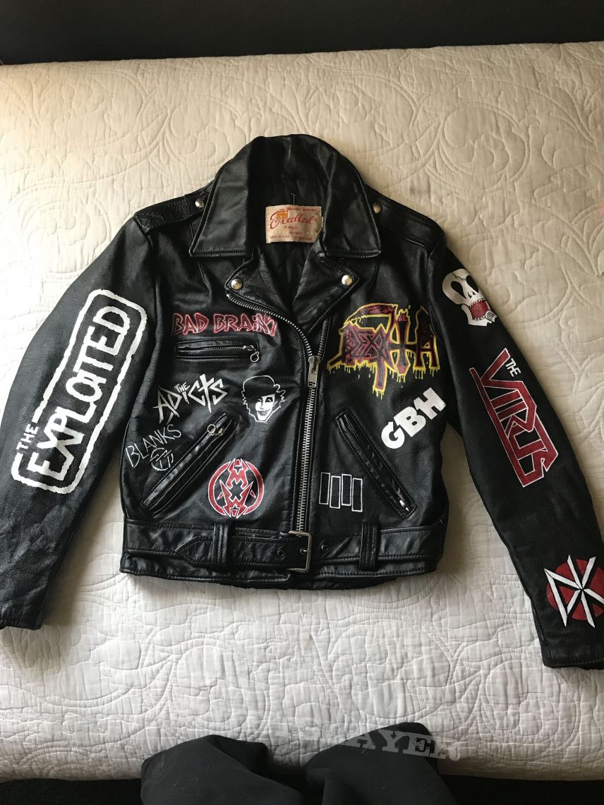 D.R.I. Battle Jacket (punk and metal) Hand painted 