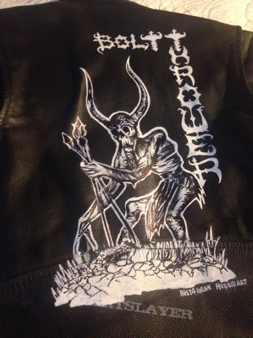 Bolt Thrower leather jacket handpainted