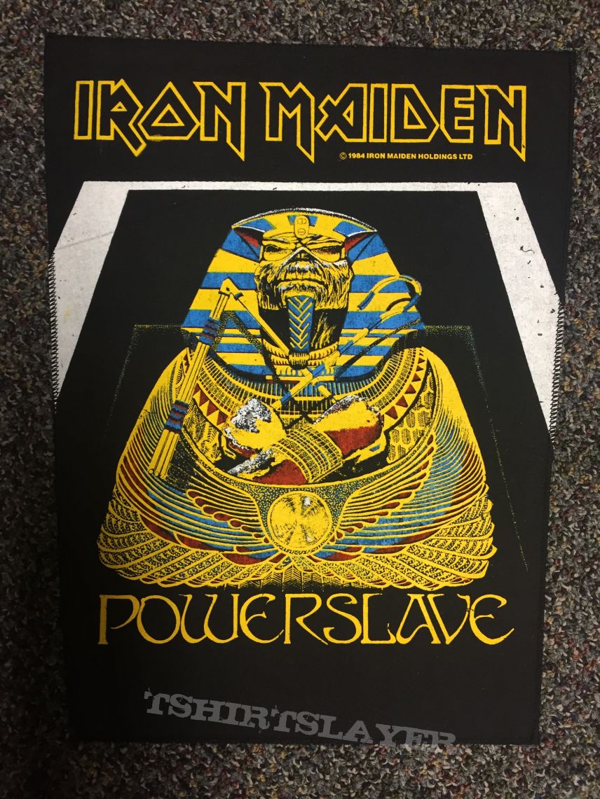 Iron Maiden Powerslave Back Patch. Official