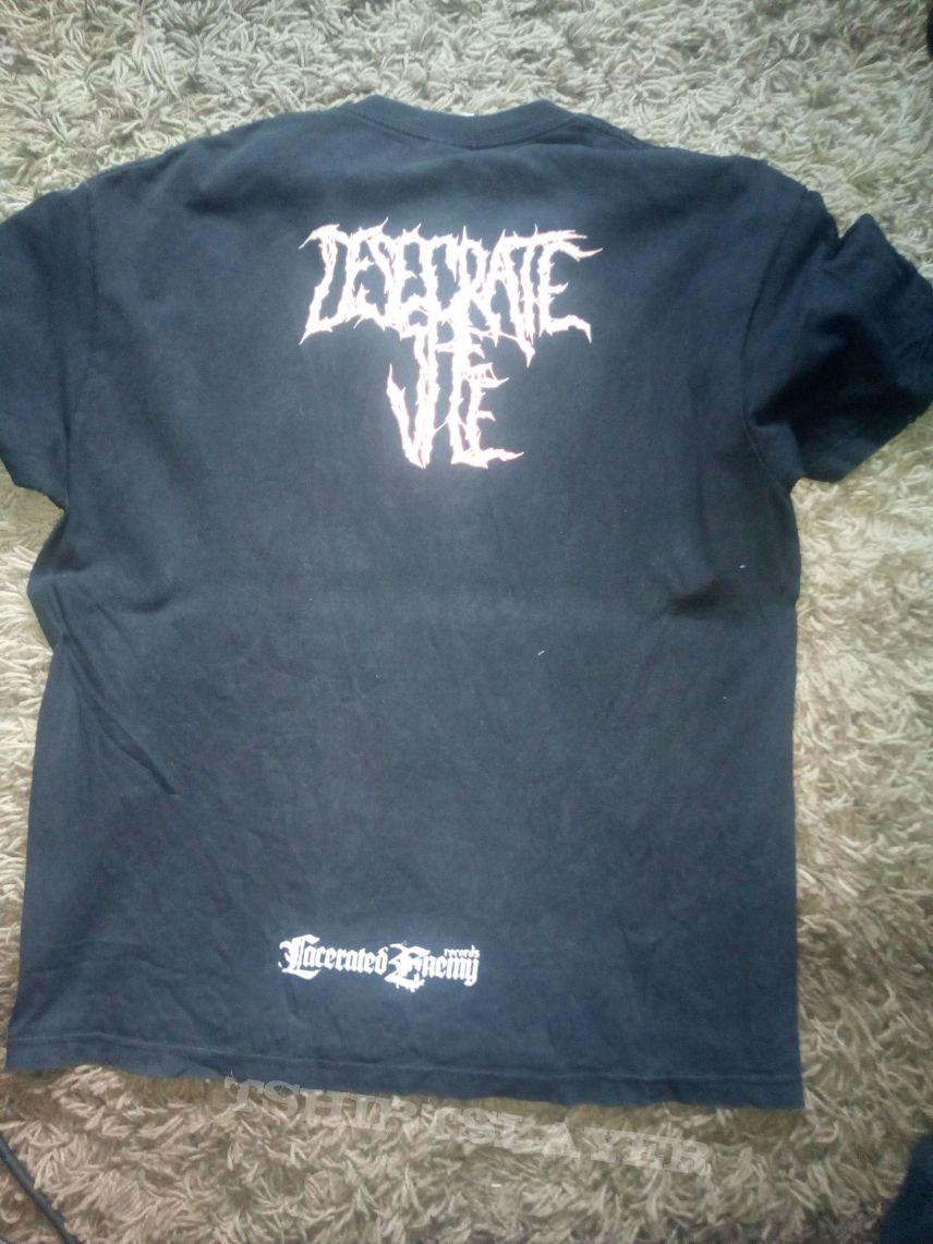 Condemned desecrate the vile tshirt