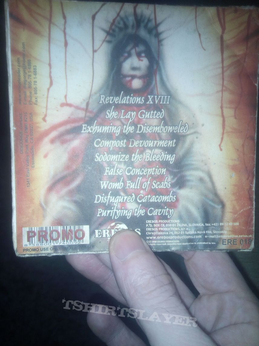 Disgorge(US) Disgorge she lay gutted album (promo )