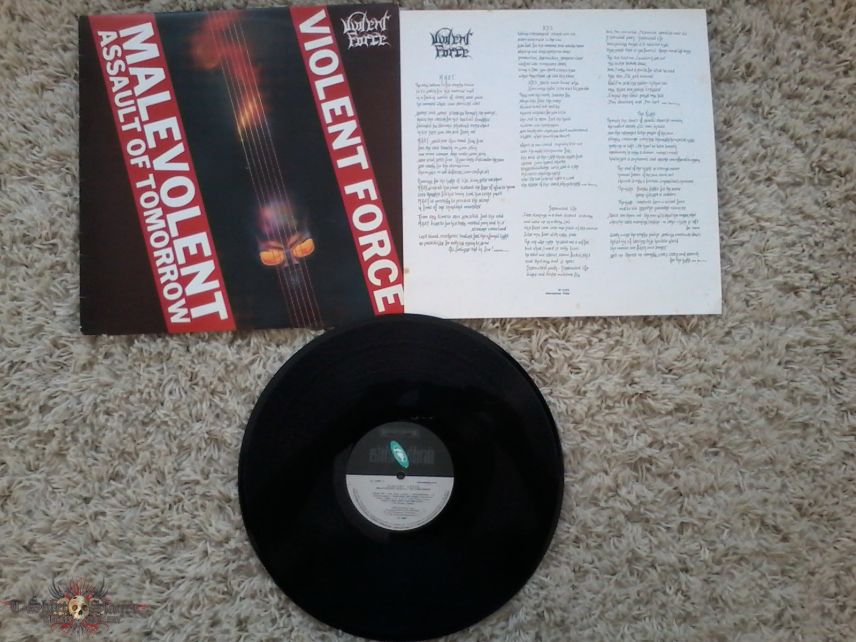 Violent Force - ‎malevolent assault of tomorrow LP