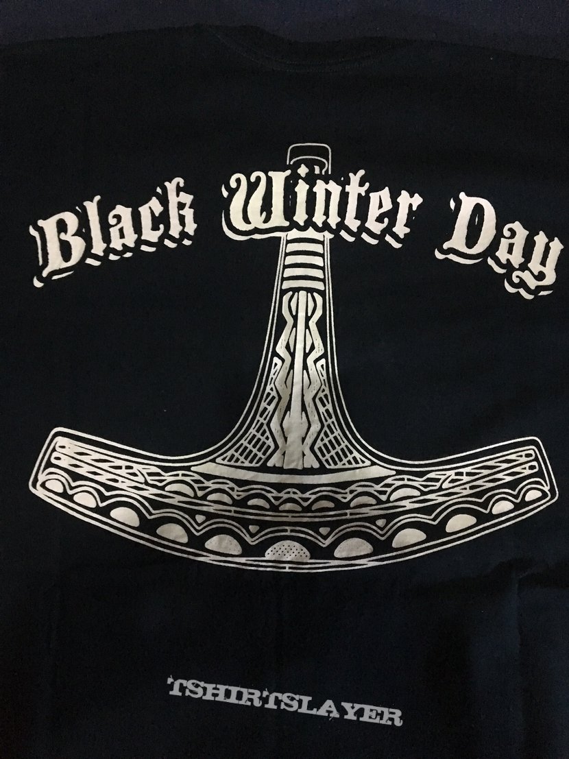 Amorphis &quot;Black Winter Day&quot; Navy Blue Shirt 