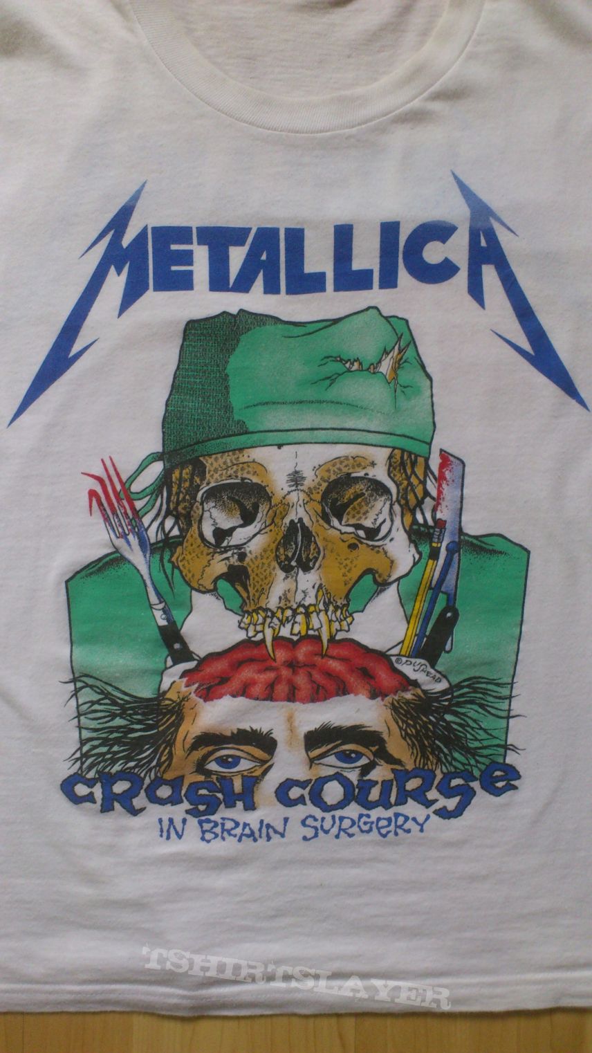 Metallica Crash course in brain surgery TOUR ´87 shirt