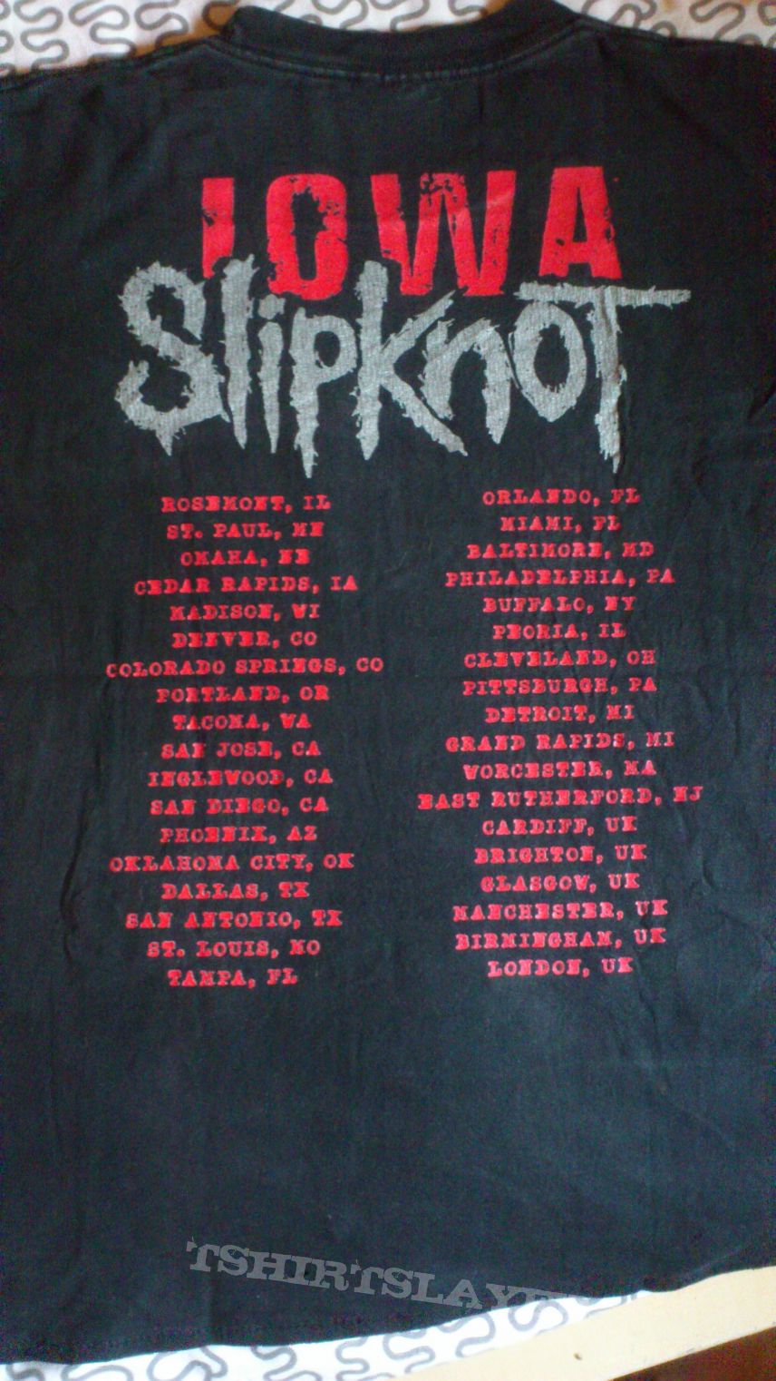 Slipknot IOWA Tour shirt