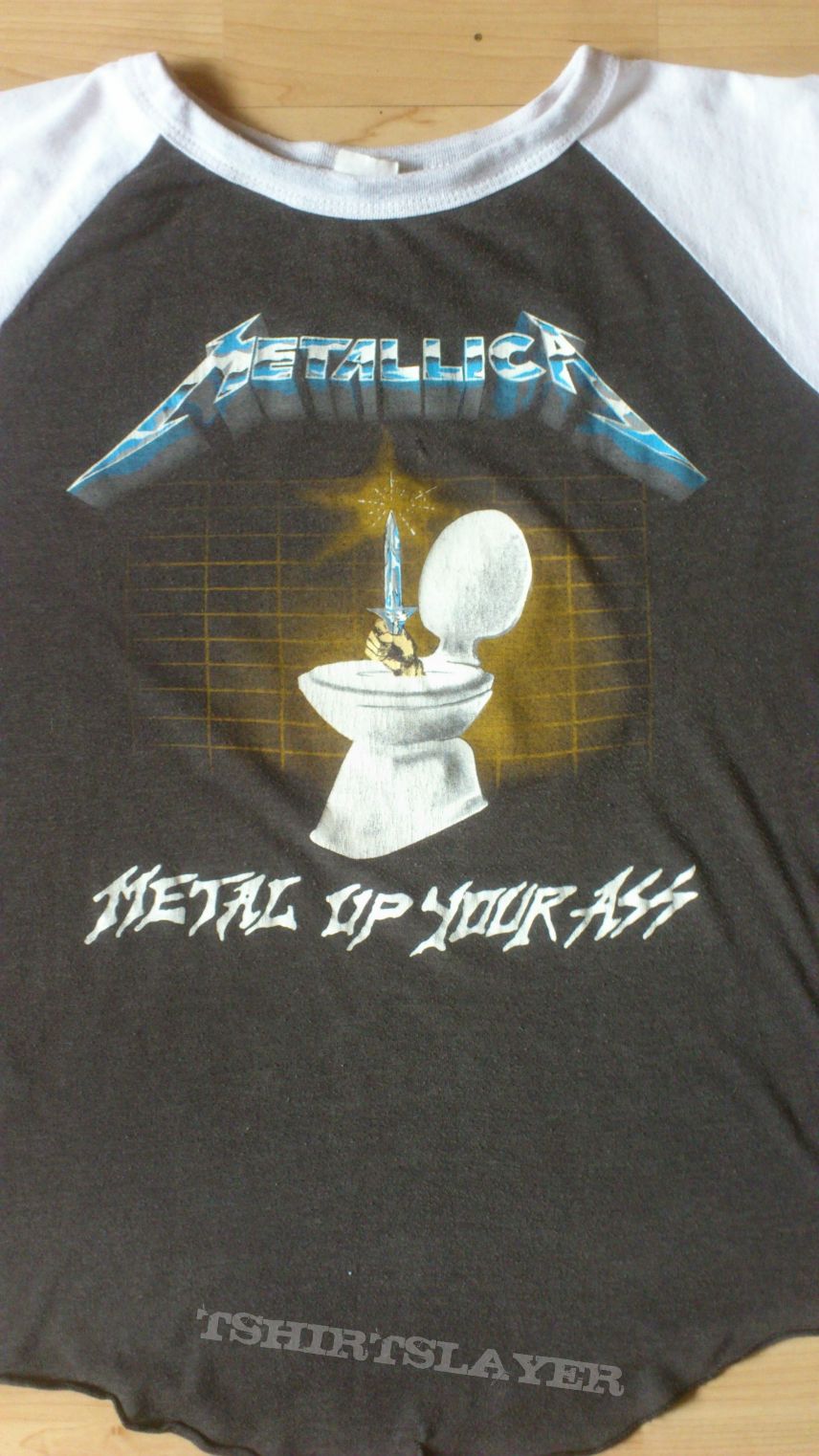 Metallica Metal up your Ass - Baseball jersey | TShirtSlayer TShirt and  BattleJacket Gallery