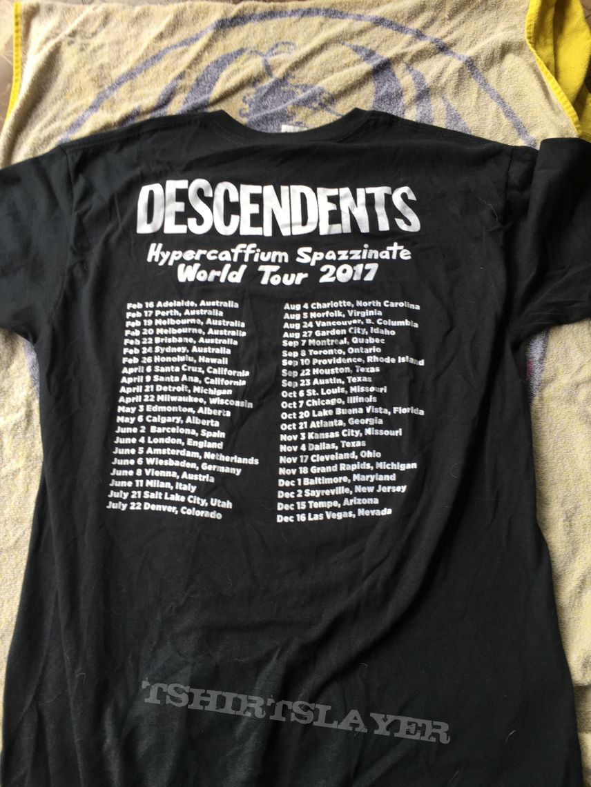 Descendents hypercaffium spazzinate tour shirt