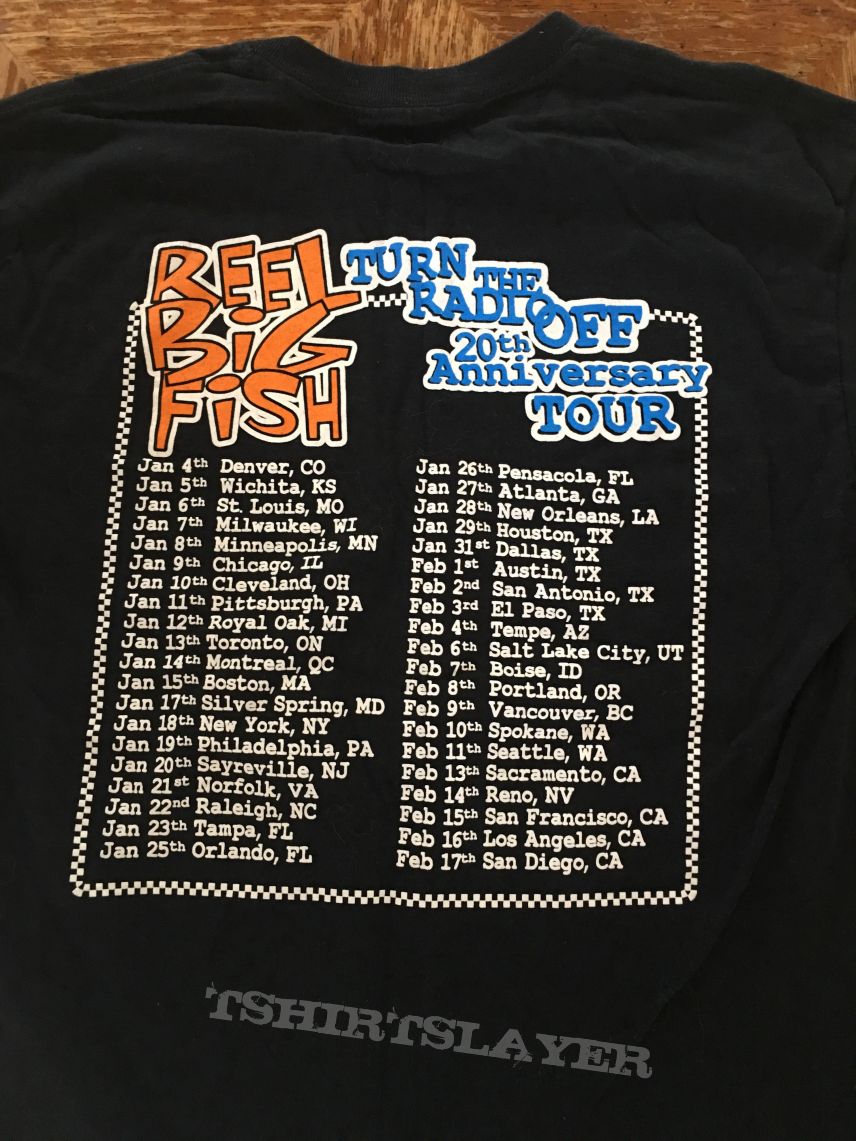Reel Big Fish turn the radio off 20th anniversary 2017 tour