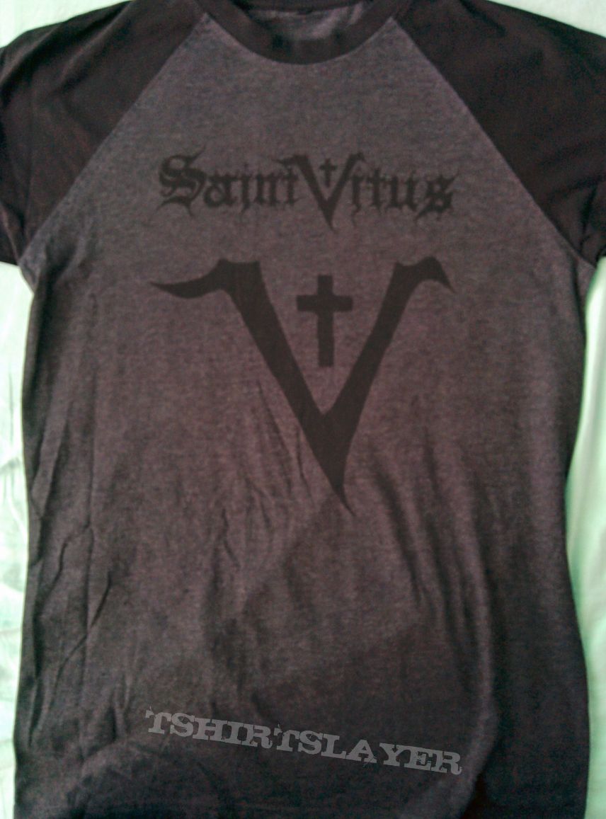 Saint Vitus Saint Virus logo baseball shirt