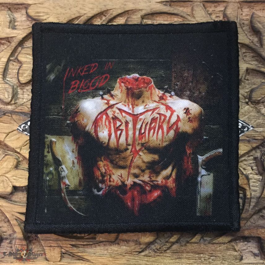 Obituary INKED IN BLOOD patch