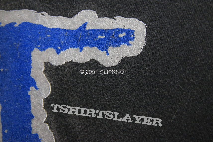 Vintage 2001 SLIPKNOT Concert Tour T-Shirt Large Black