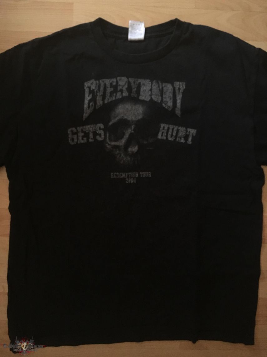 EVERYBODY GETS HURT 2004 Redemption Tour Shirt