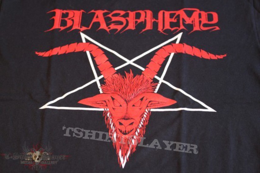 TShirt or Longsleeve - Blasphemy - Demon in Pentagram Shirt