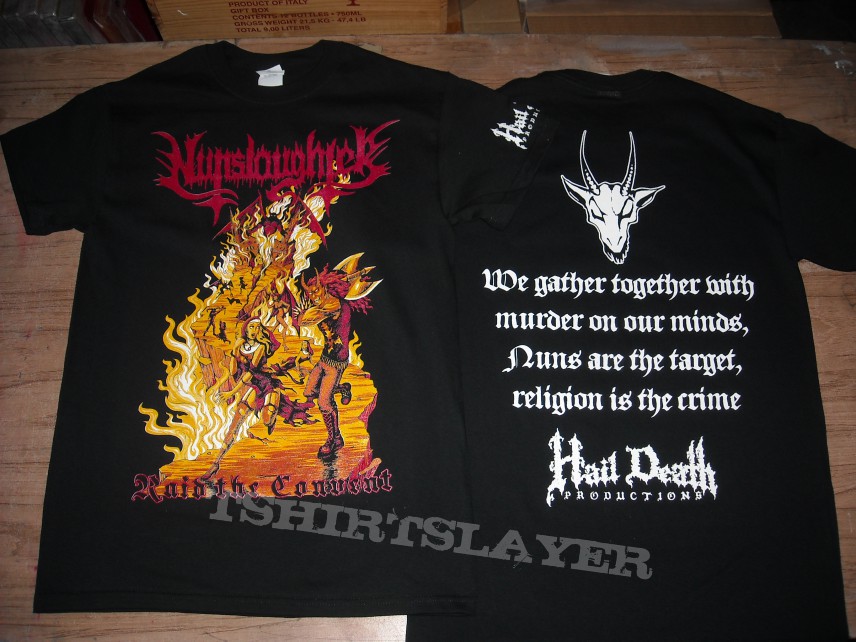 NunSlaughter &quot;Raid the Convent&quot; T-shirt