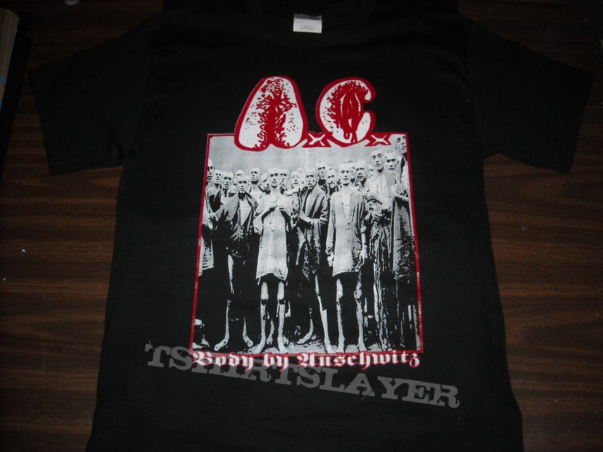 Anal Cunt - Body by Auschwitz T-shirt | TShirtSlayer TShirt and  BattleJacket Gallery