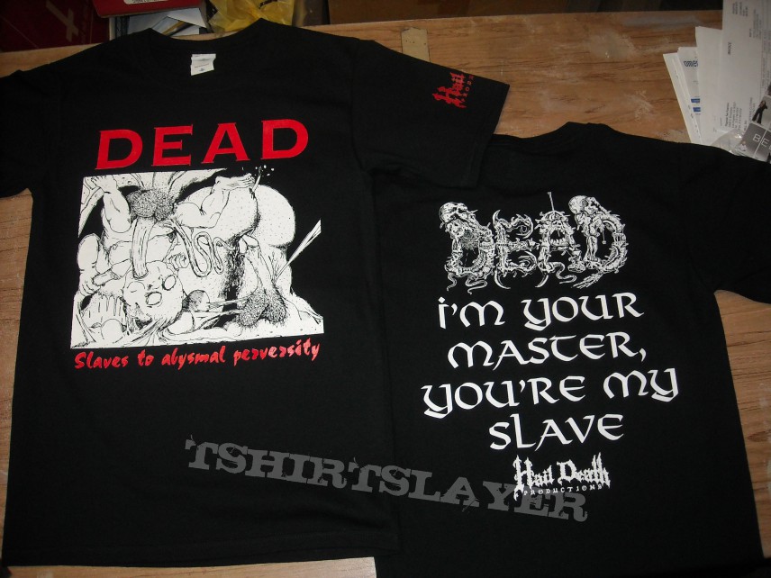 Dead &quot;Slaves of Abysmal Perversity&quot; T-shirt