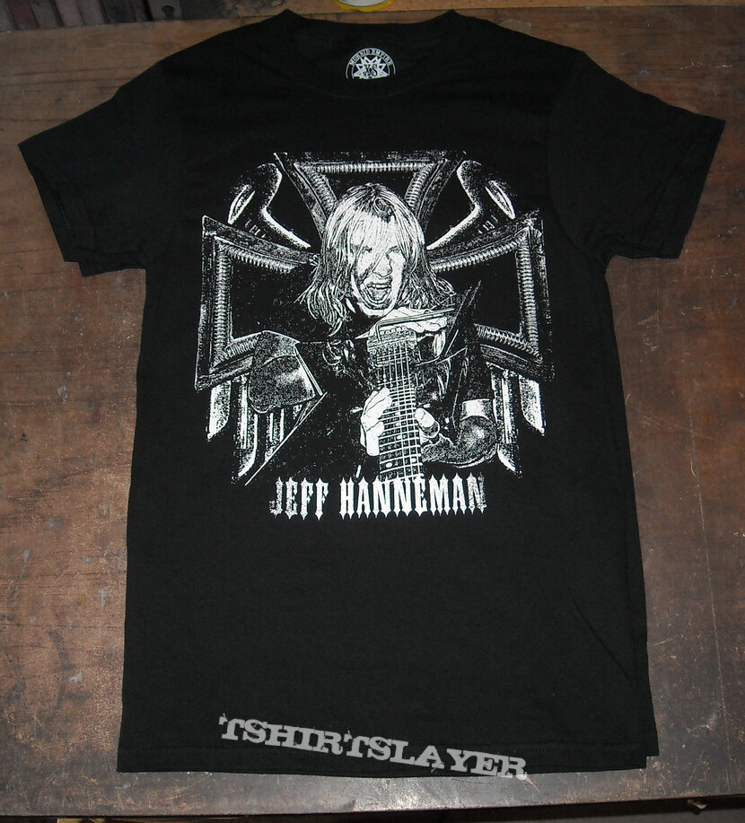 Slayer Jeff HANNEMAN Tribute T-shirt | TShirtSlayer TShirt and BattleJacket  Gallery