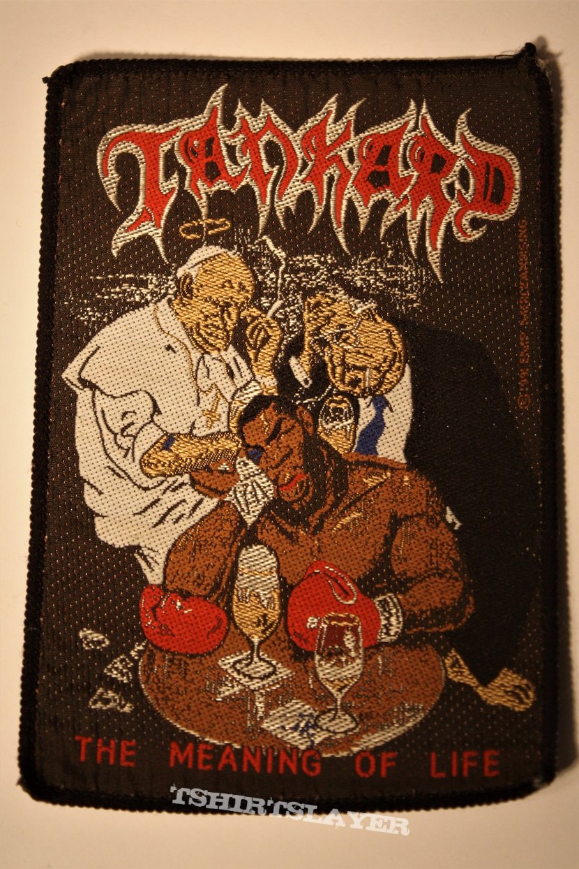 Tankard - The Meaning of Life woven patch